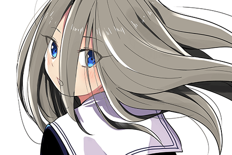 陽子さん、すがりよる。